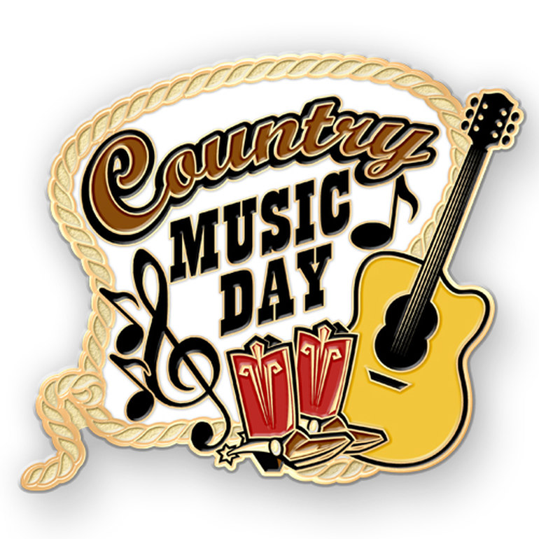 National Country Music Day Custom Lapel Pins Signature Pins