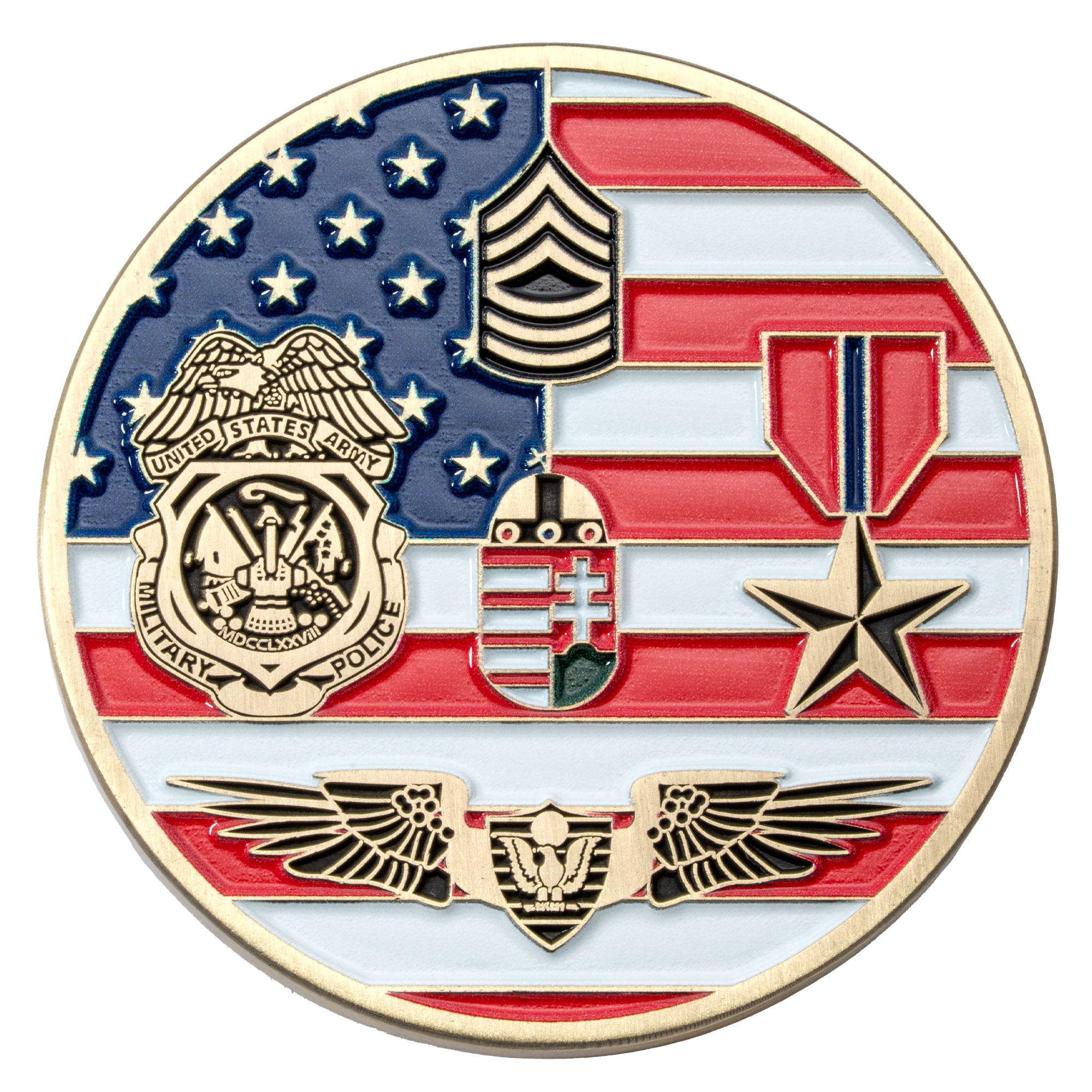 Color On Both Sides - Challenge Coins