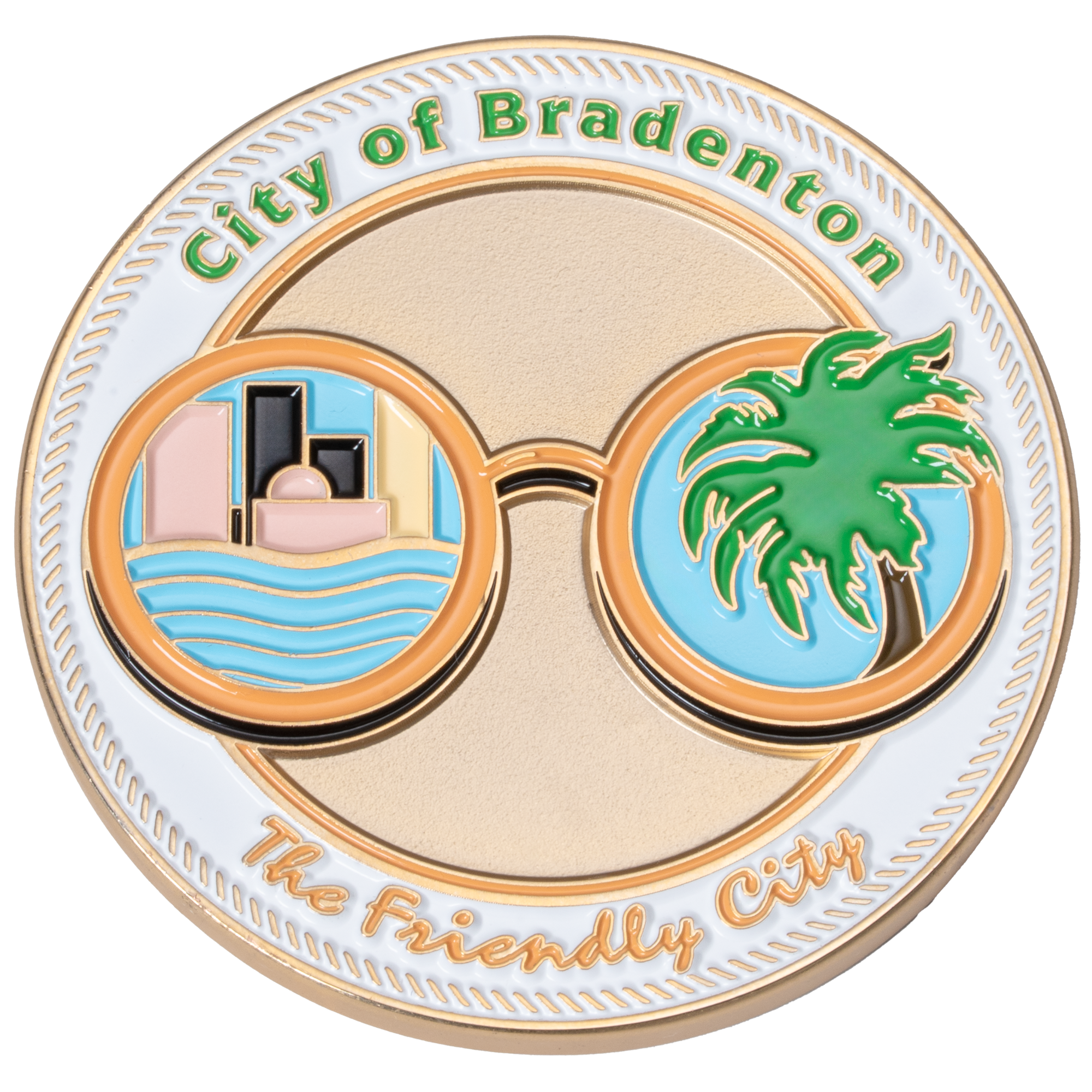 Color On One Side - Challenge Coins