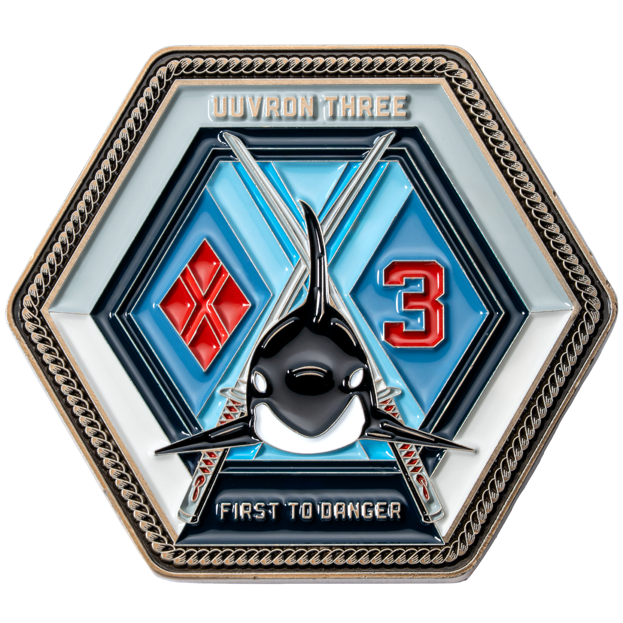 Color On One Side - Challenge Coins